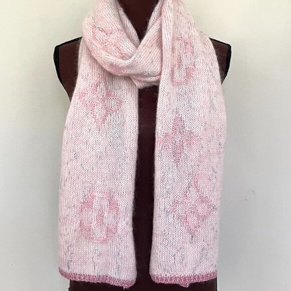 Louis Vuitton Wool Wrap Medallion Logomania Reversible Scarf - Picture 7 of 11